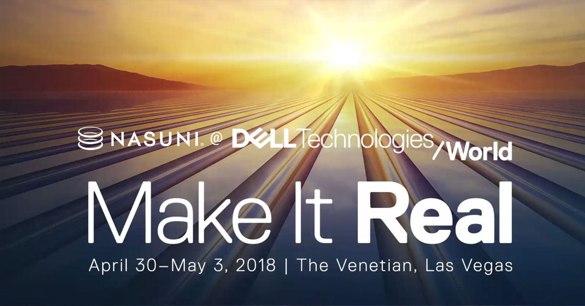 Nasuni Makes News at Dell Technologies World 2018