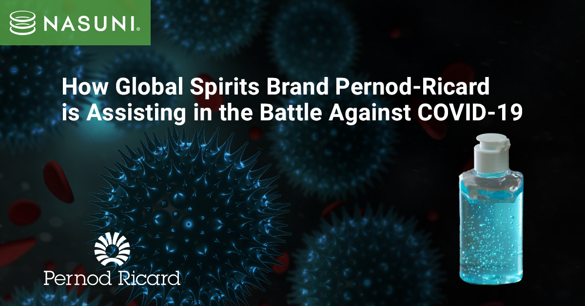 How Global Spirits Brand Pernod-Ricard is Assisting in the Battle Against COVID-19