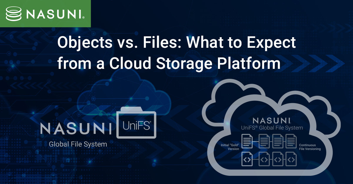 Objects vs. Files: What to Expect from a Cloud Storage Platform