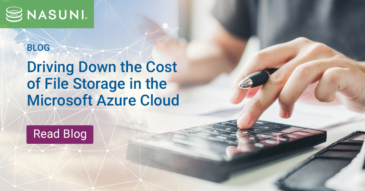 Driving Down the Cost of Enterprise File Storage in the Microsoft Azure Cloud