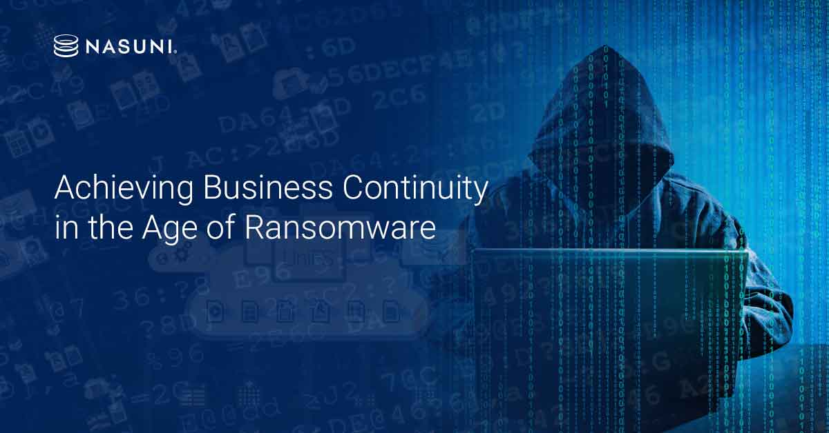 How to Maintain Business Continuity in the Age of Ransomware