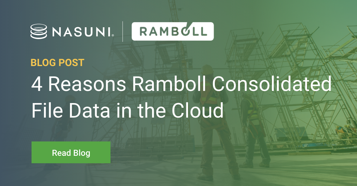 4 Reasons Ramboll Consolidated File Data in the Cloud