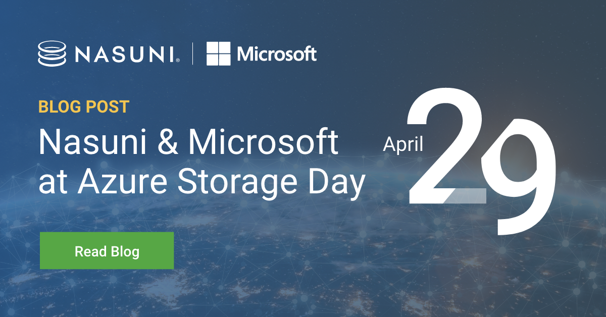 Nasuni & Microsoft at Azure Storage Day