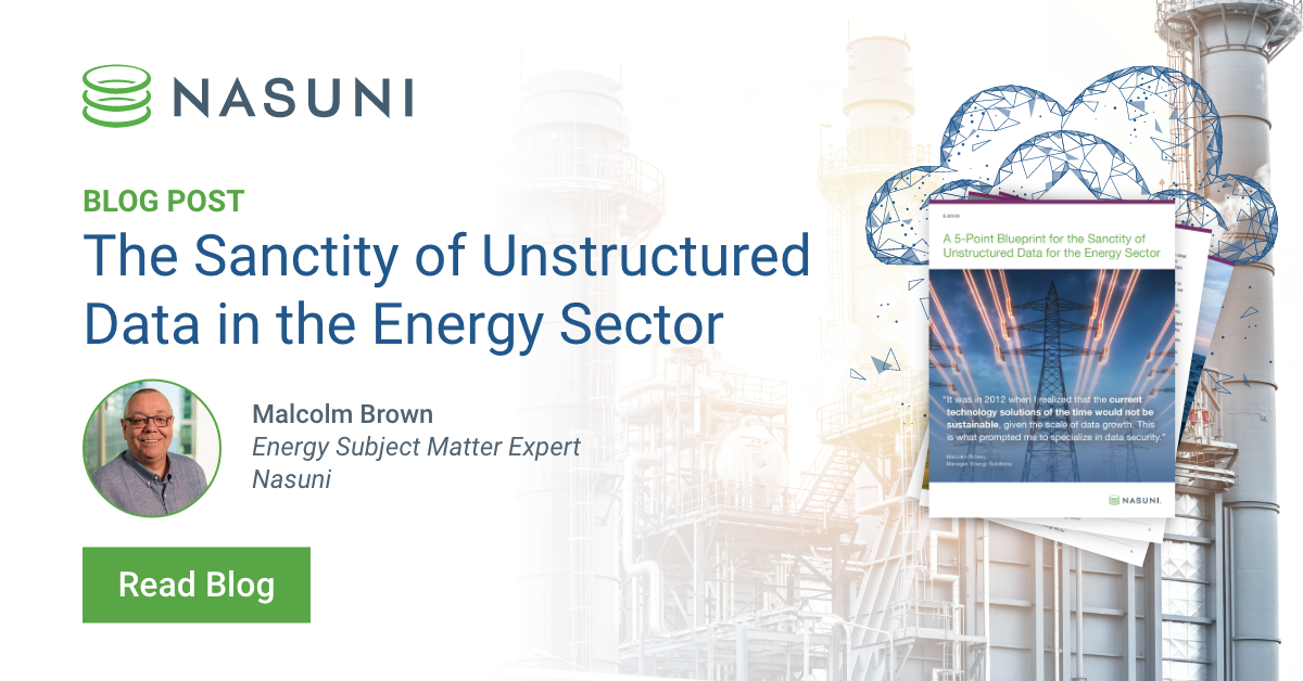 The Sanctity of Unstructured Data in the Energy Sector