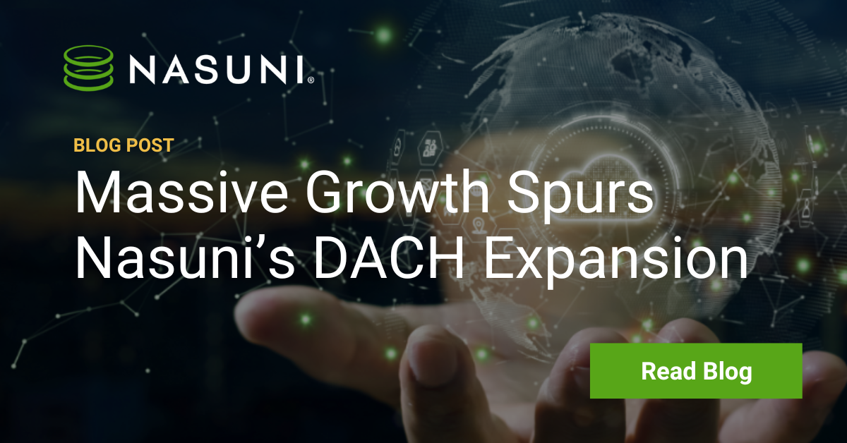 Massive Growth Spurs Nasuni’s DACH Expansion