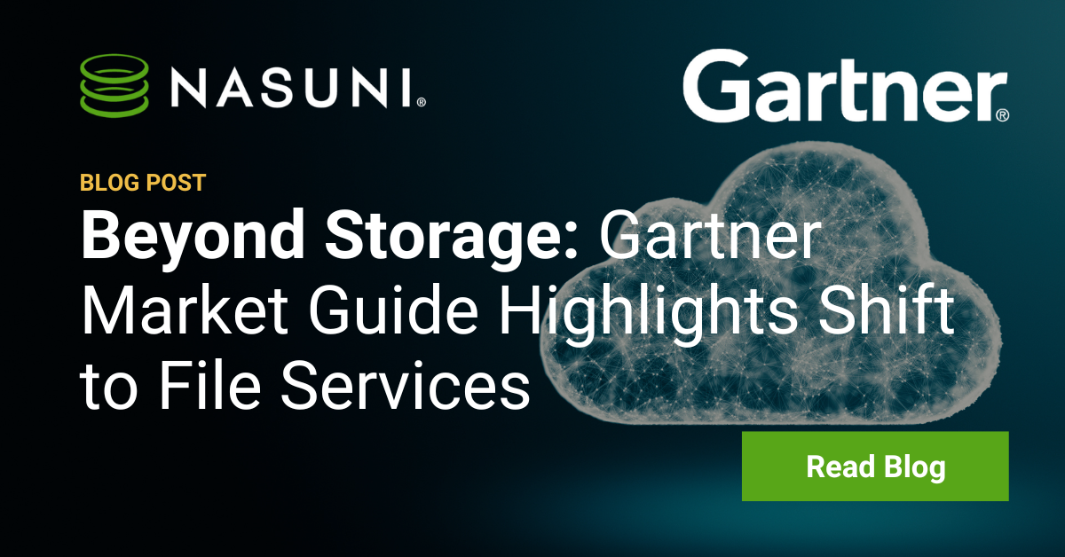 Beyond Storage: Gartner Market Guide Highlights Shift to File Services