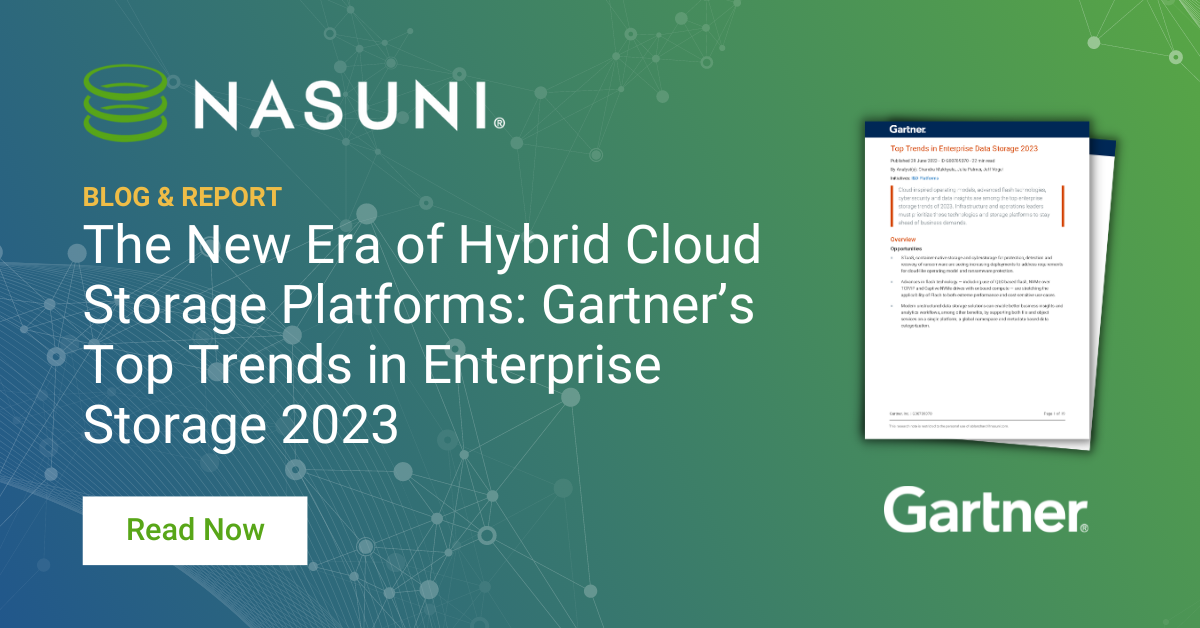 The New Era of Hybrid Cloud Storage Platforms: Gartner’s Top Trends in Enterprise Storage 2023