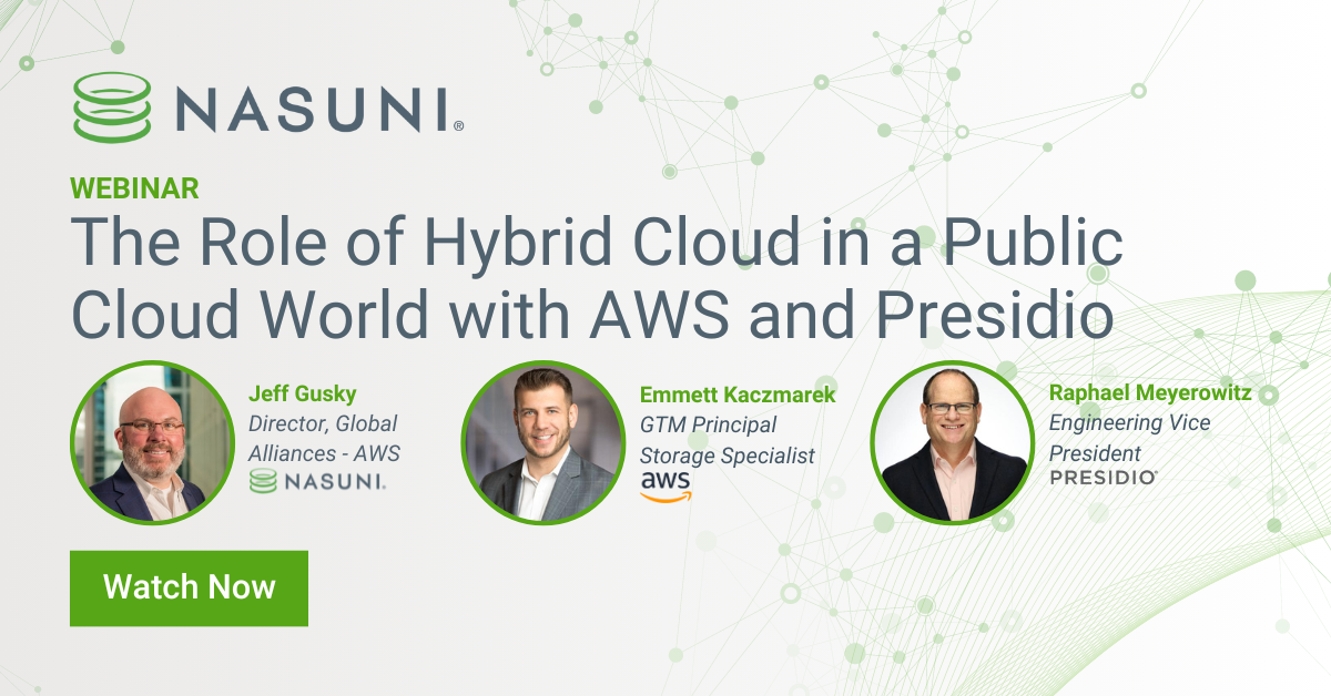 The Role of Hybrid Cloud in a Public Cloud World with AWS and Presidio