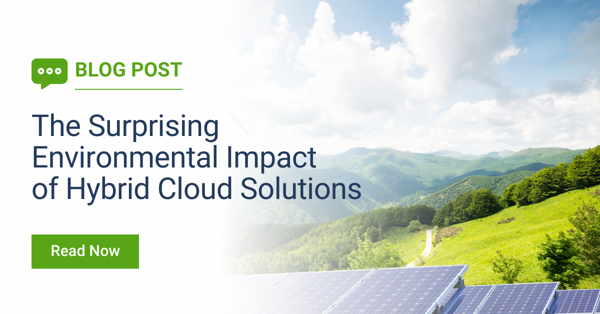 The Surprising Environmental Impact of Hybrid Cloud Solutions