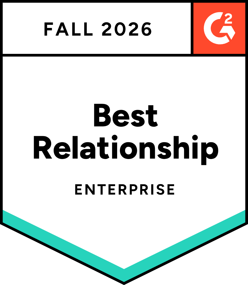 G2 Fall 2026 Best Relationship Enterprise